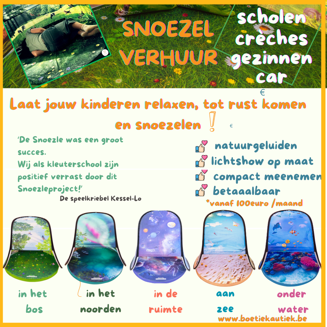 Juf Innes huurde de Snoezle voor de kleuterafdeling van haar school.