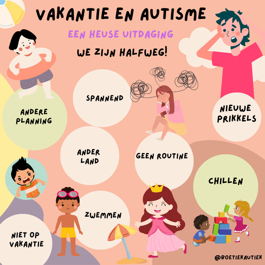vakantie autisme ontprikkelen activiteiten wat doen vervelen kinderen autisme
