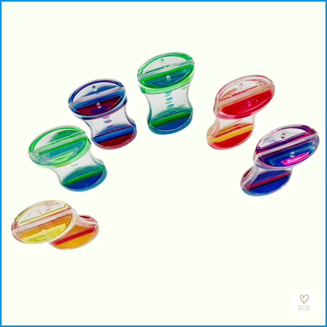 Vloeibare 'oliedruppel' timers in meerdere kleuren. (per 1 of per 5)