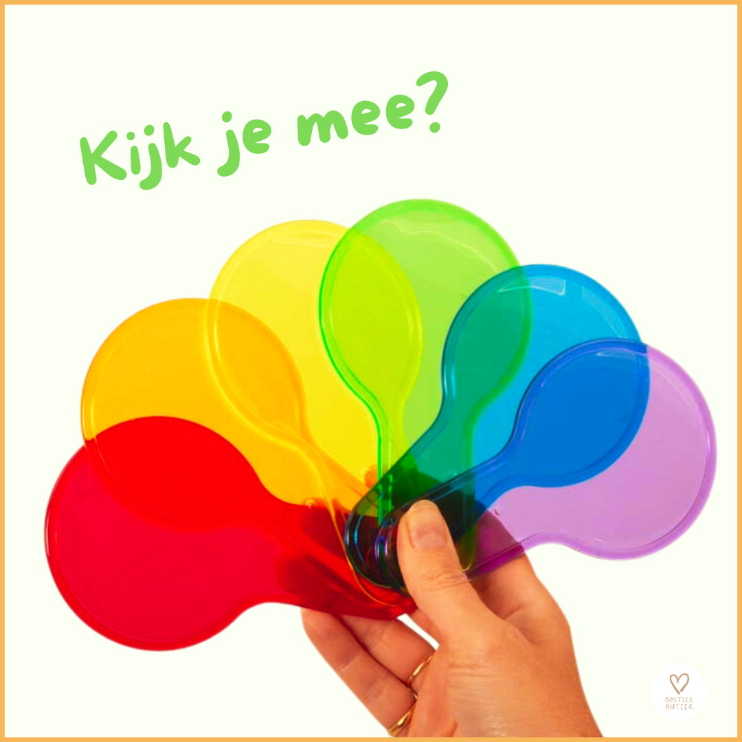 Regenboog kijkvensters (6 kleuren)
