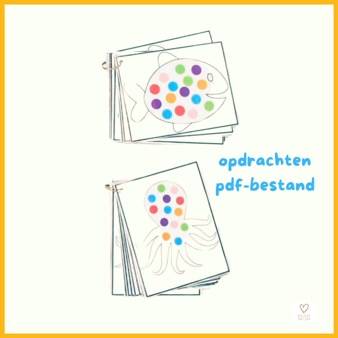 Zeedieren onder water: Octupus, zeester en vis.