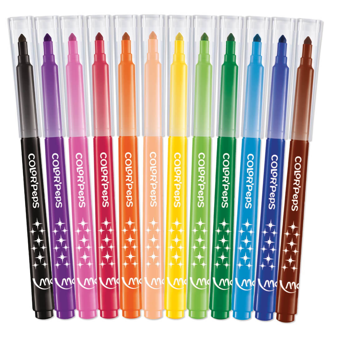 Viltstiften Color Peps (ideaal bij de maaltafelplacemats)