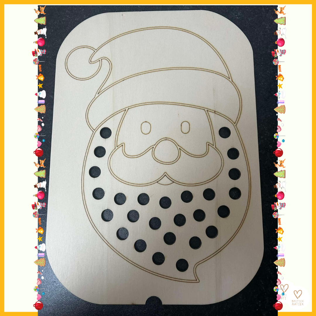 Kerstman: maak jij de baard mooi?