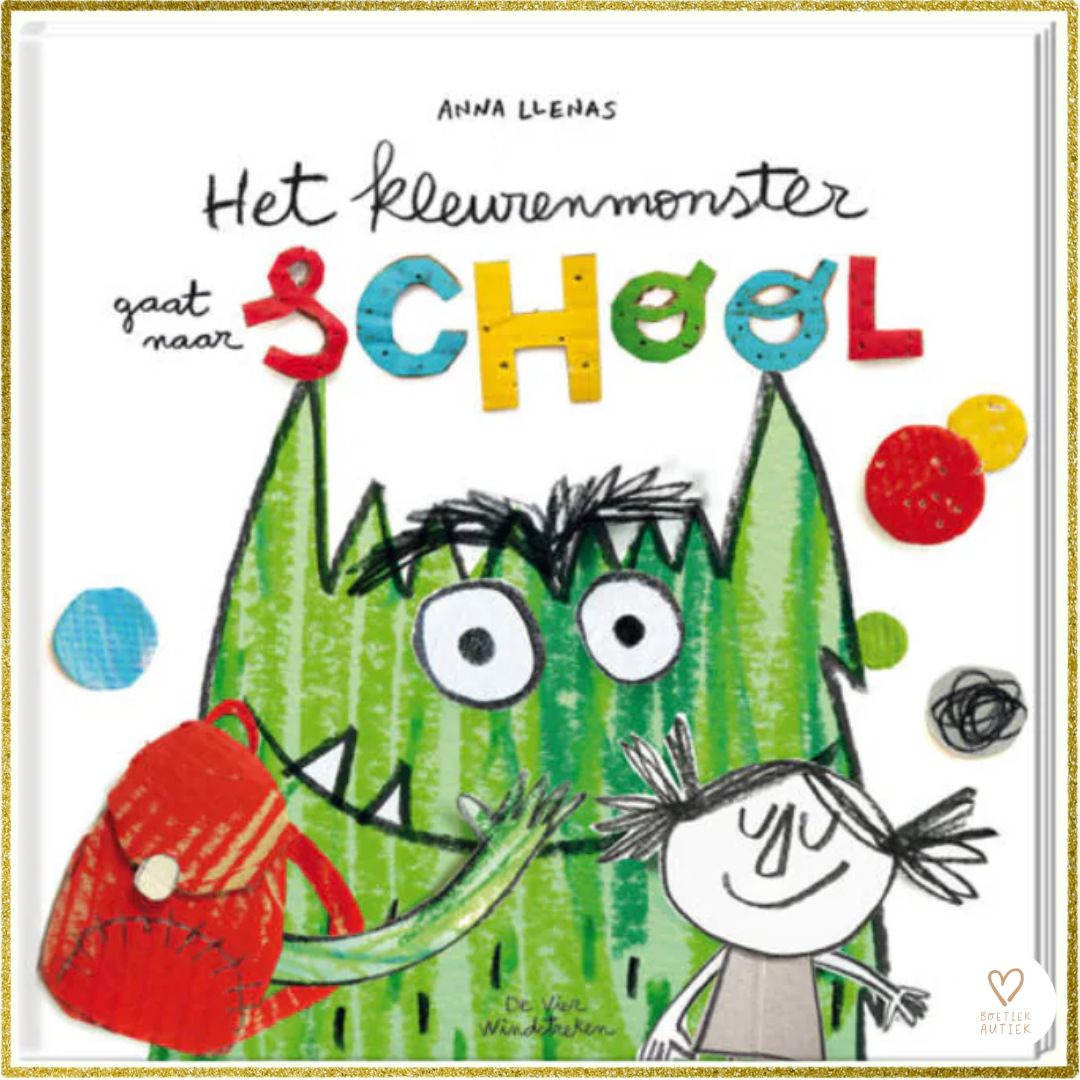 Het kleurenmonster gaat naar school