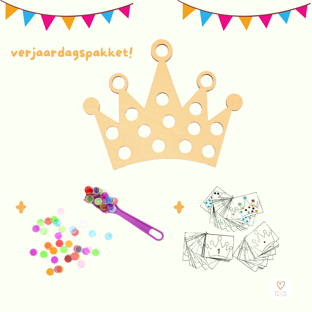 Verjaardagskroon versieren!