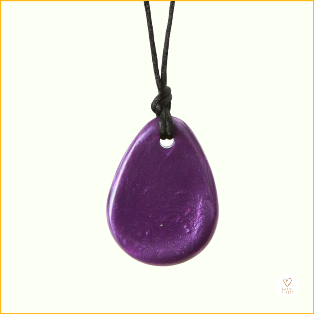 Bijtketting Regendruppel PAARS