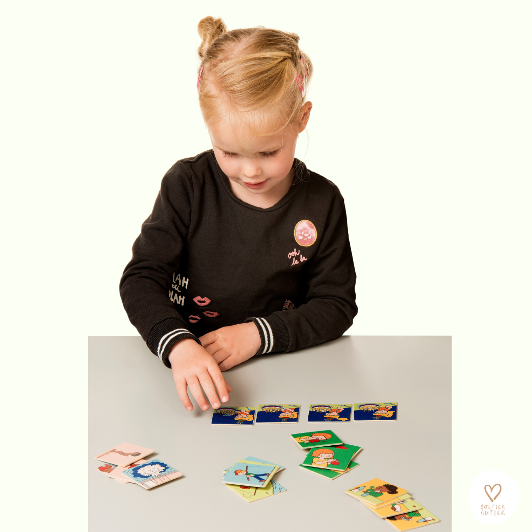 Toys For Life. Spreken: ik vertel een verhaal bij de kaarten.