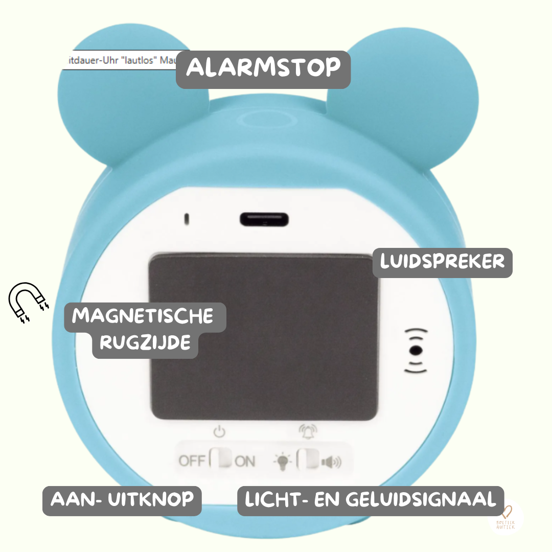 Visuele timer met kleurenschijf GROEN