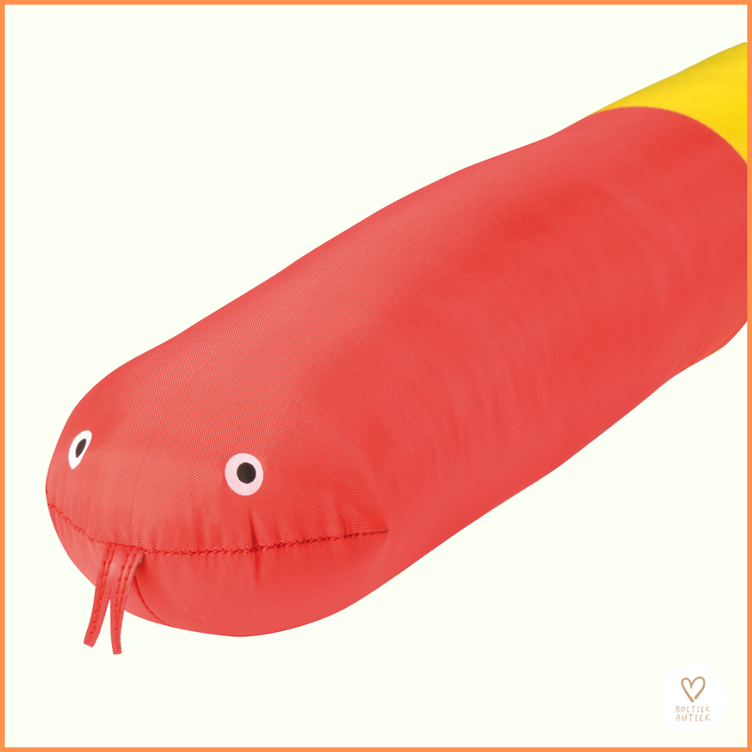 Balancerende kleurrijke, zachte slang