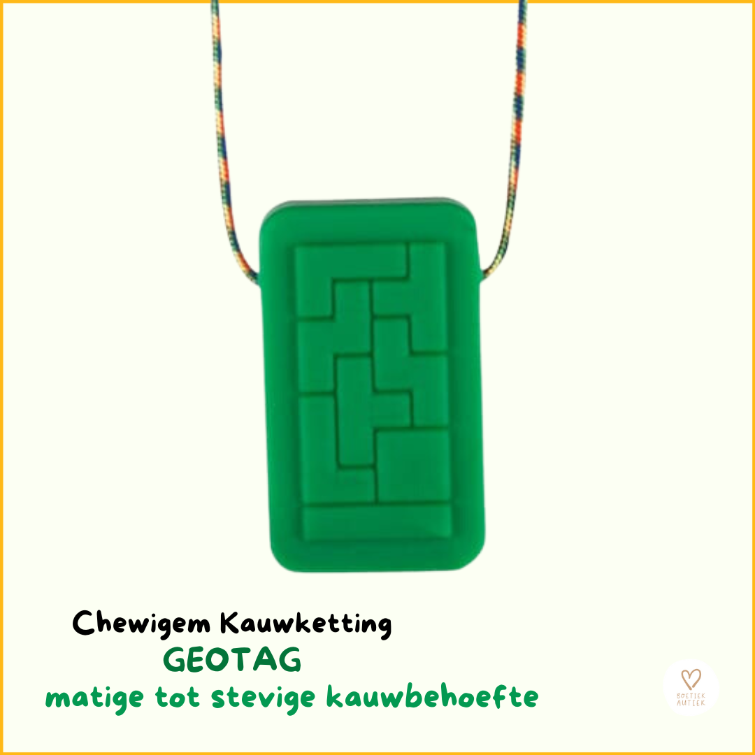 Bijtketting Geotag Groen