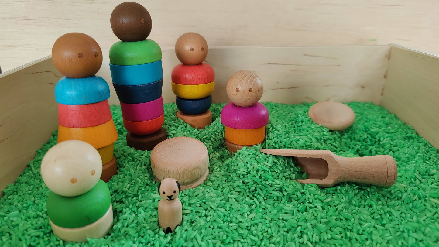 Kistje met schroefdeksel