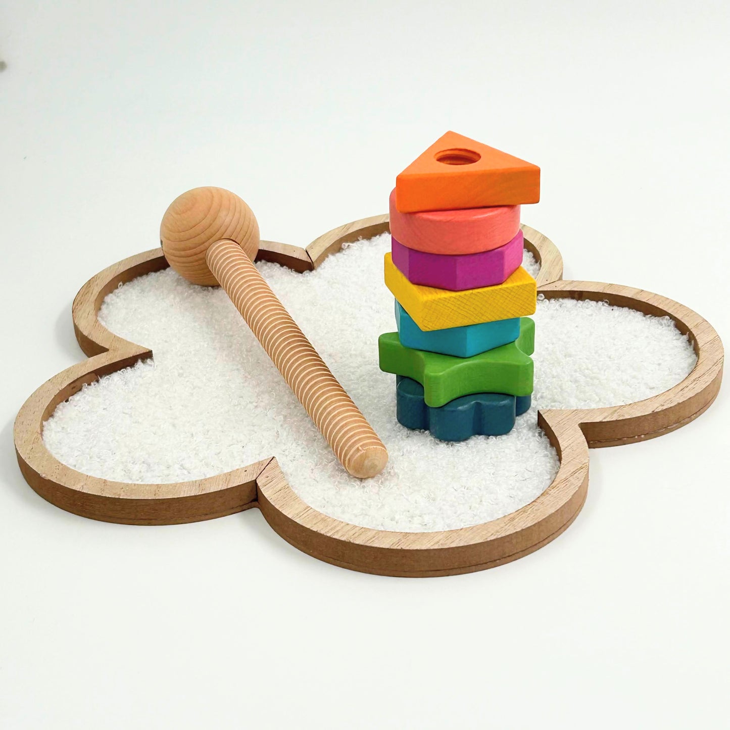 Houten blokkentwister.