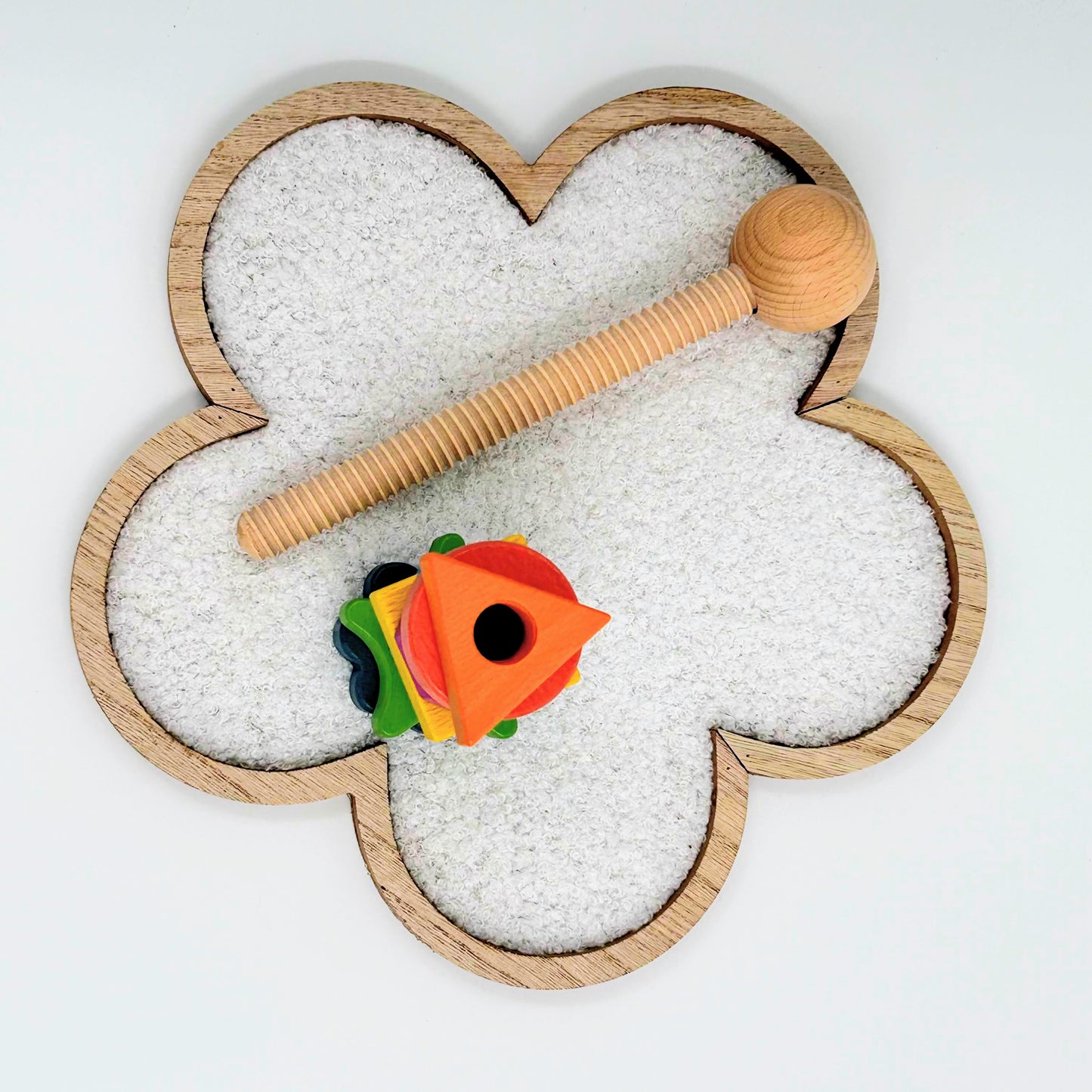 Houten blokkentwister.