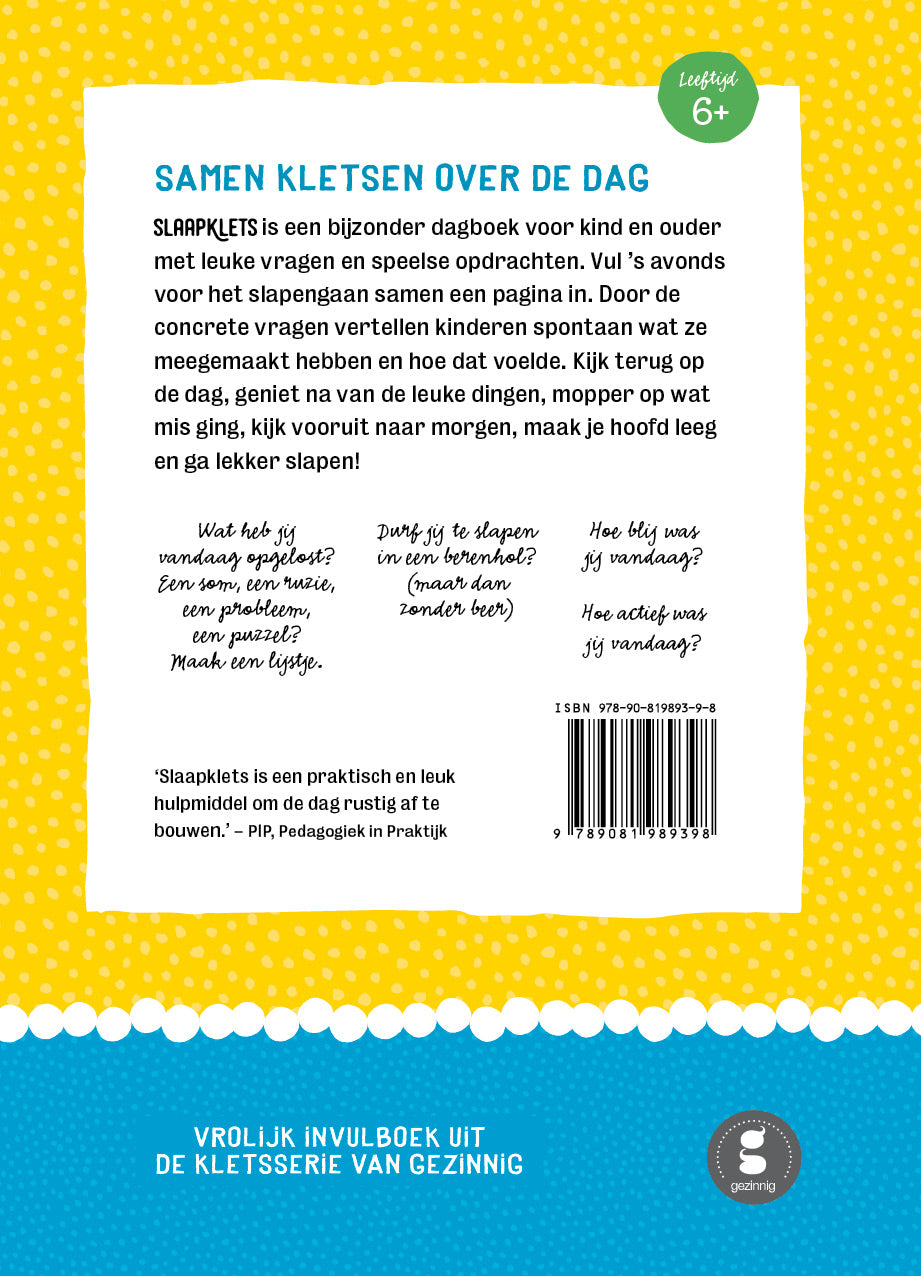 Kletsboek Slaapklets Deel 2