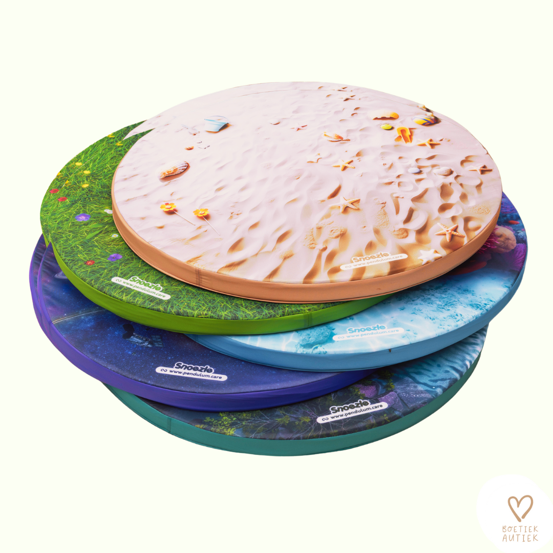Snoezelmat: op het strand