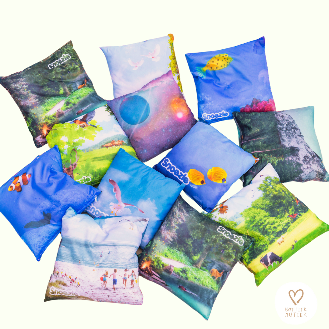Snoezelkussen: In het bos