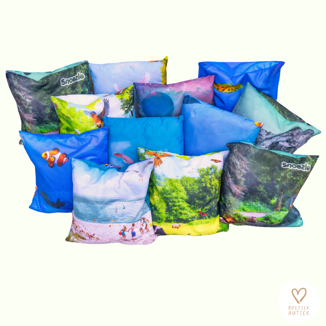 Snoezelkussen: in de ruimte