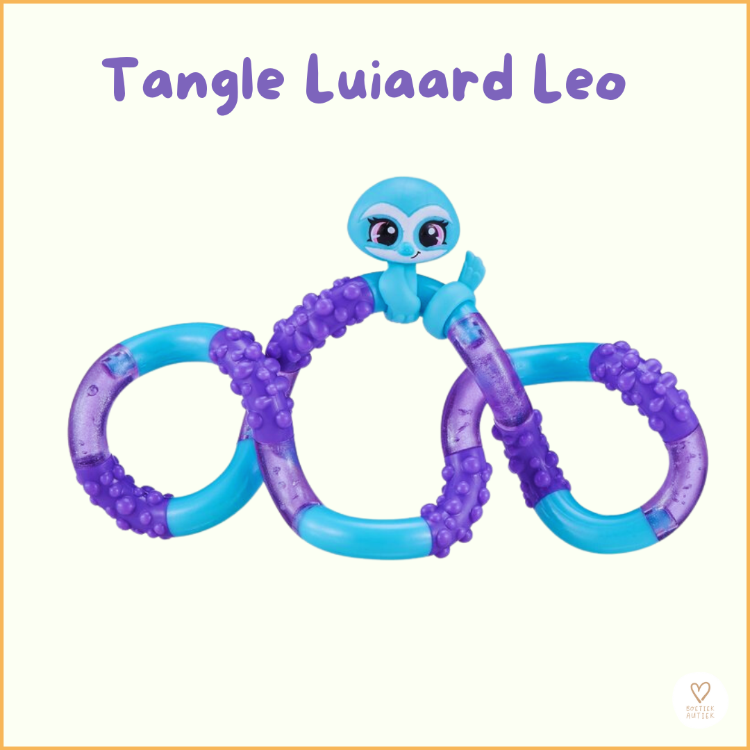 Tangle met Luiaard Leo