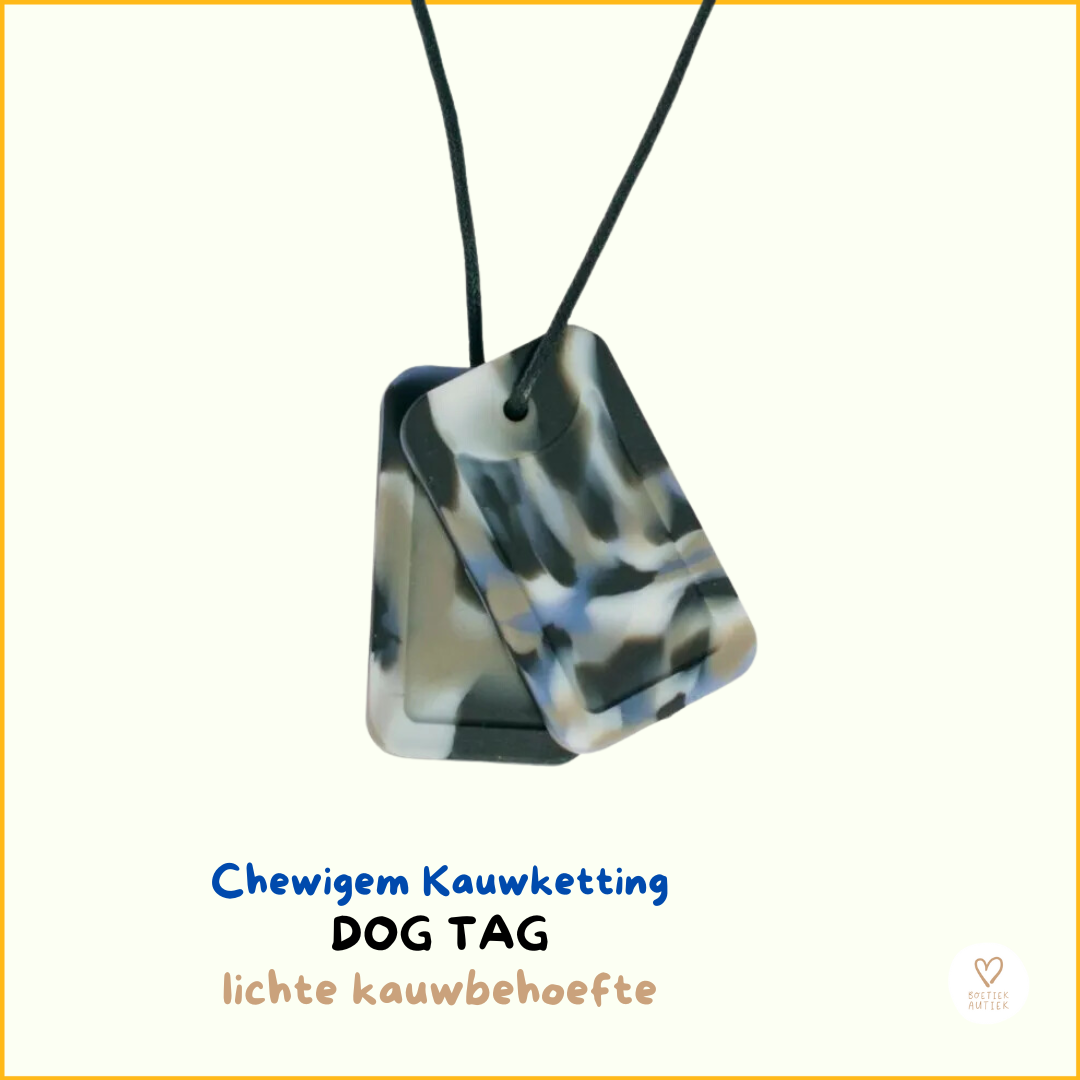 Bijtketting Dog Tag Camouflage