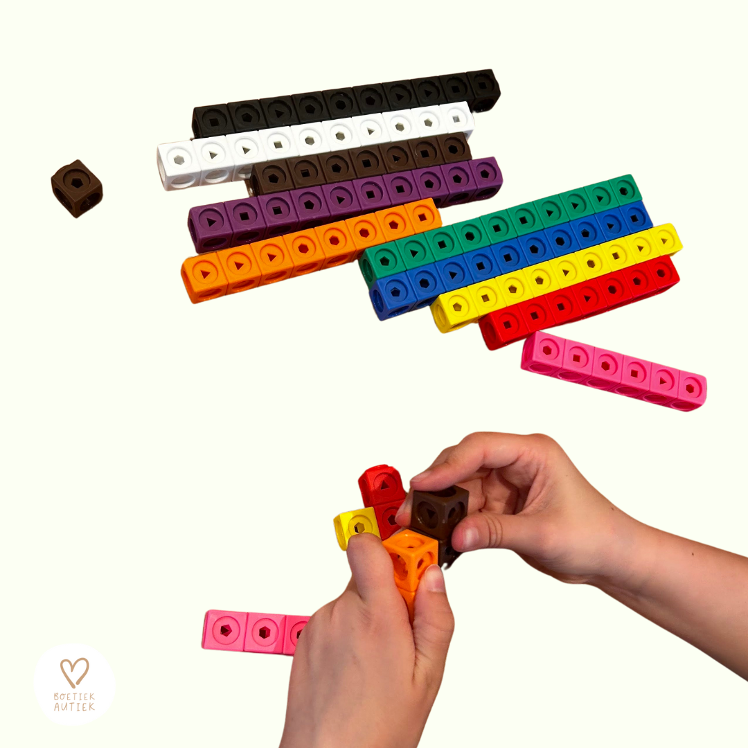 Geometrische koppelbare kubussen -linking cubes