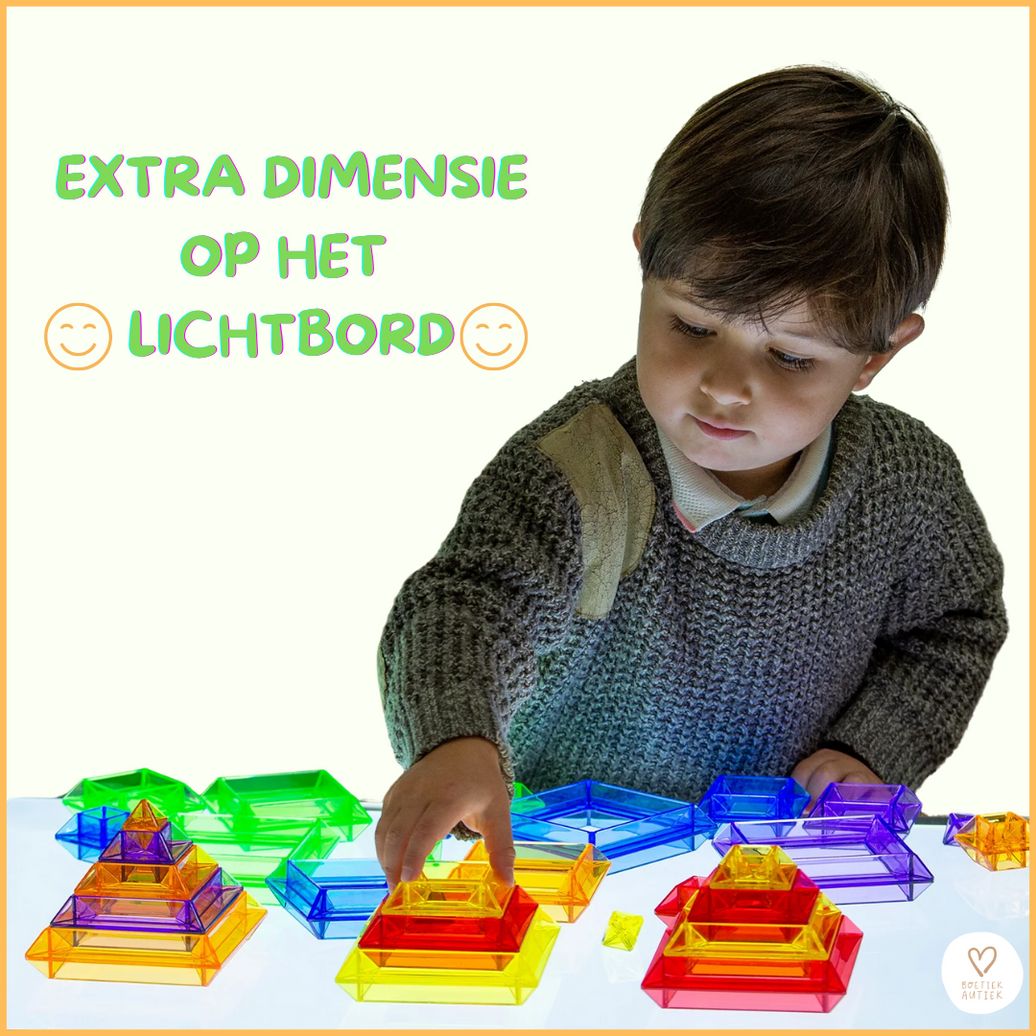 Lichtpaneel voor kinderen: rust, ontdekken, leren, visualiseren en sensorisch ontwikkelen.