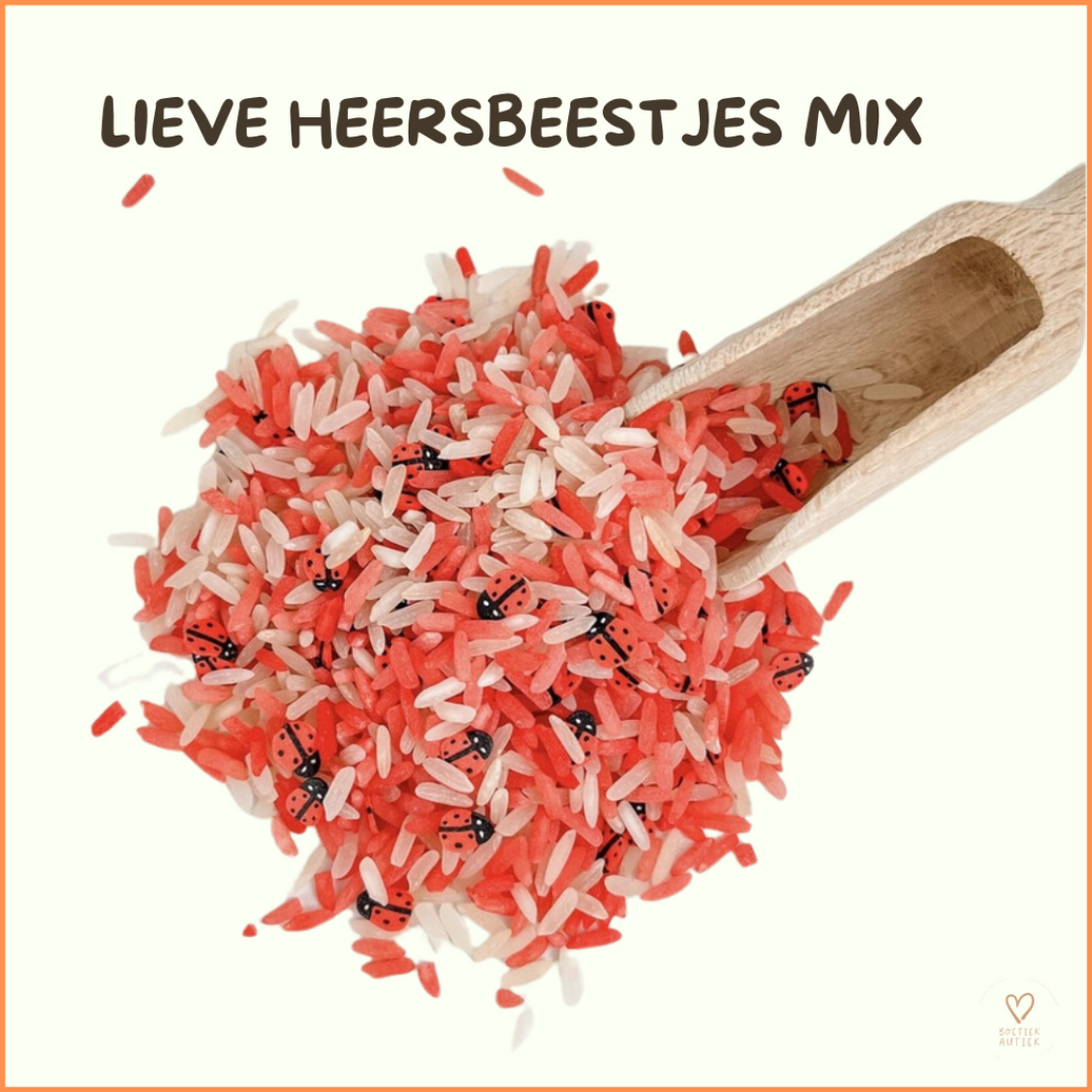 Speelrijst Lieve Heersbeestjes Mix (500g)