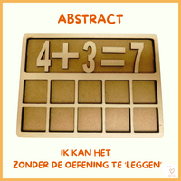 Het tienveld. Sommen maken van 1-10.