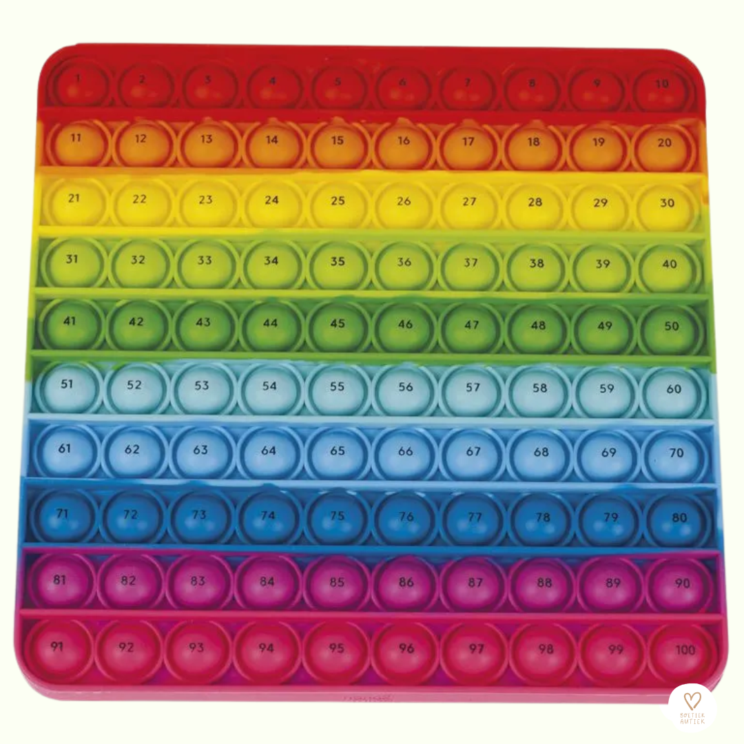 Het honderdveld in poppers! Fidgetpopper