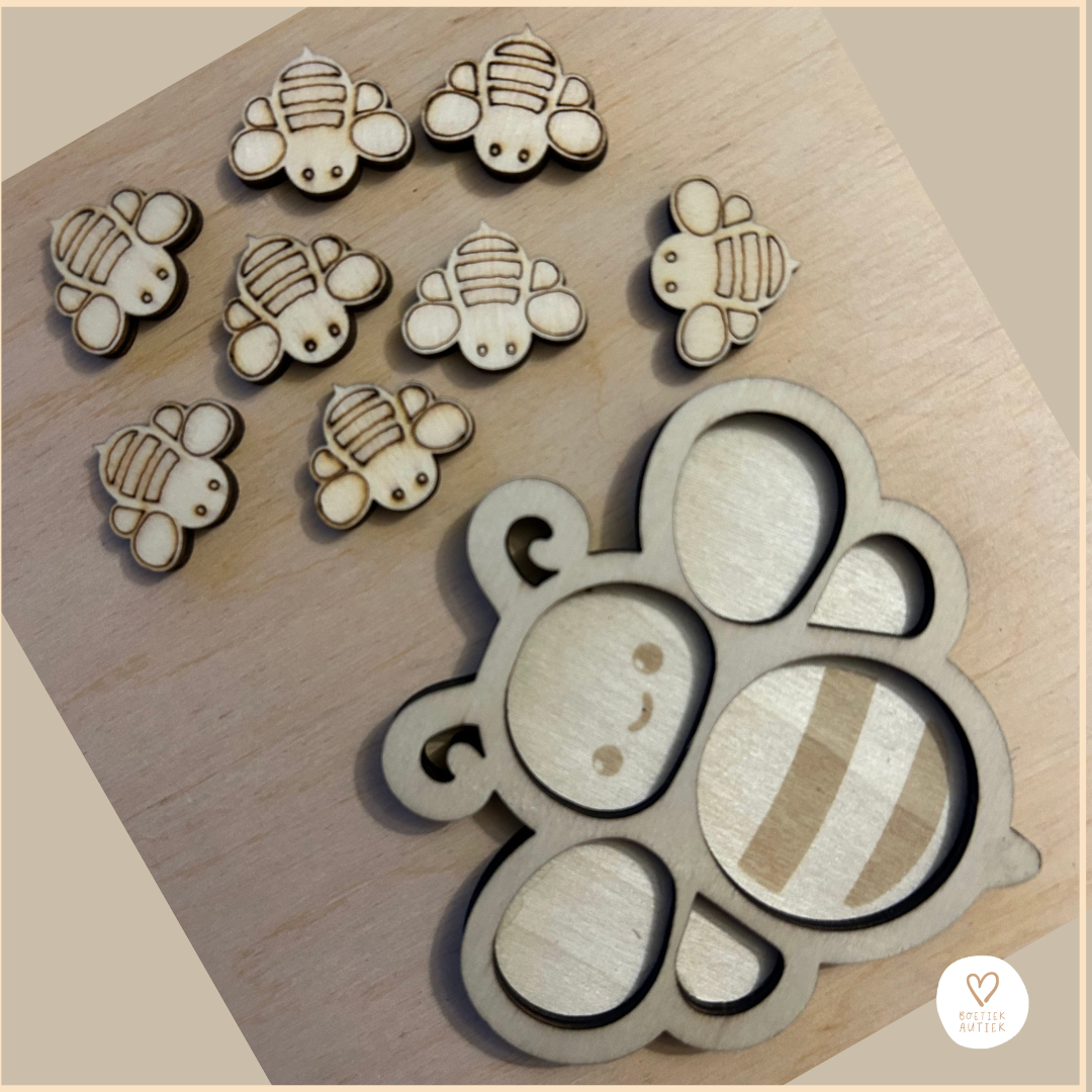 Vulvormen: debijen maken honing