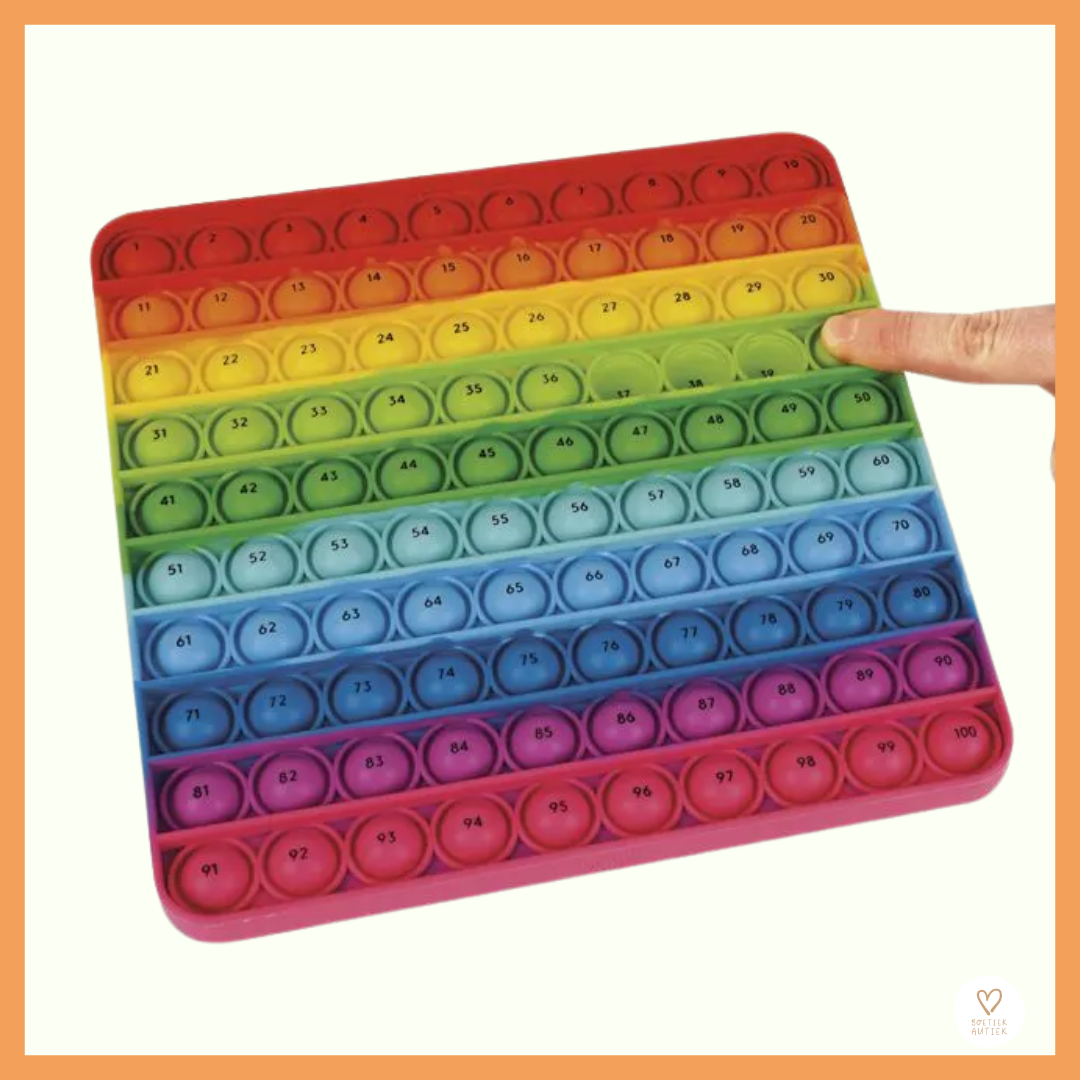 Het honderdveld in poppers! Fidgetpopper