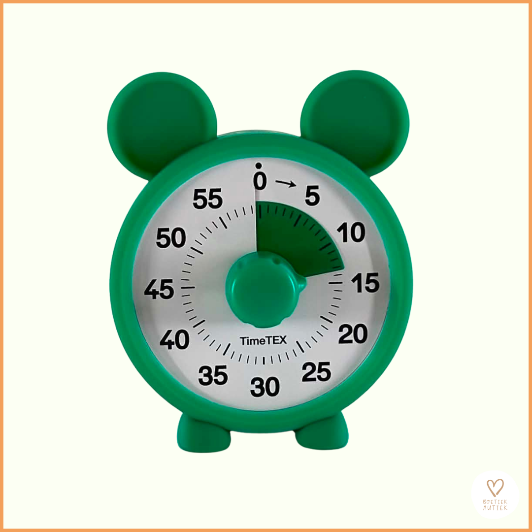 Visuele timer met kleurenschijf GROEN