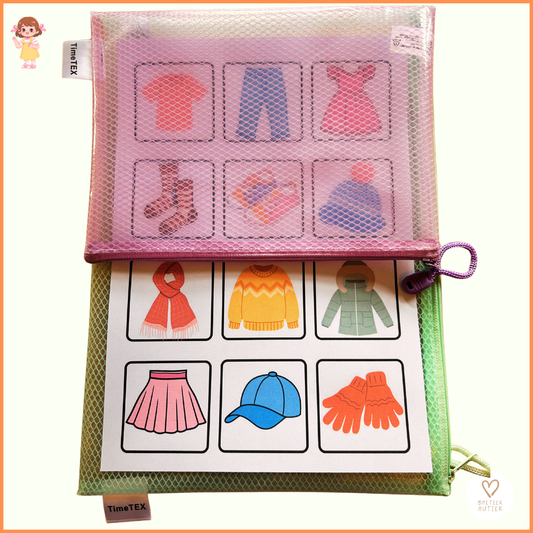 Transparante opbergtassen om netjes te ordenen ! Organiseren (school)materialen.