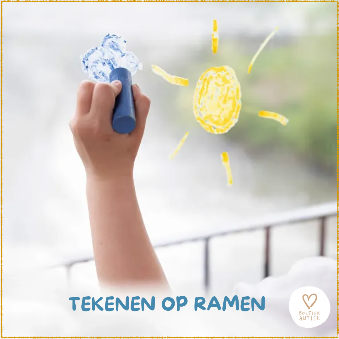 Bijenwas badsticks / potloden. (bad-douche-raam-spiegel)