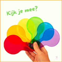 Regenboog kijkvensters (6 kleuren)