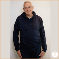 Zachte, prikkelarme Fidget Hoodie (kind-volwassene)