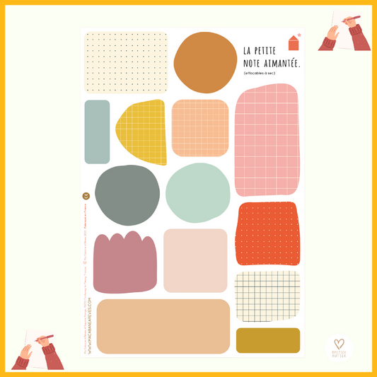 Magnetische post-its  - Organiseren