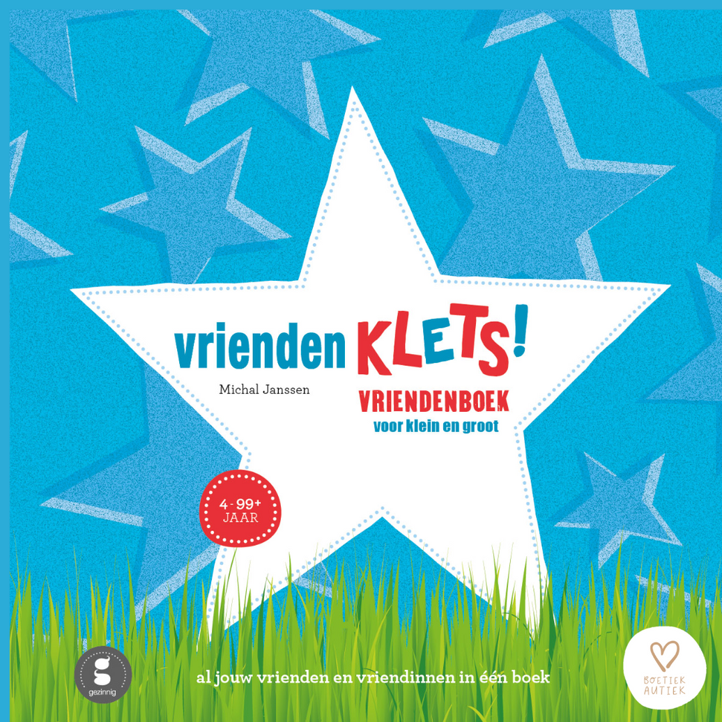 Kletsboek: Vriendenklets voor klein en groot! Uniek vriendenboek!