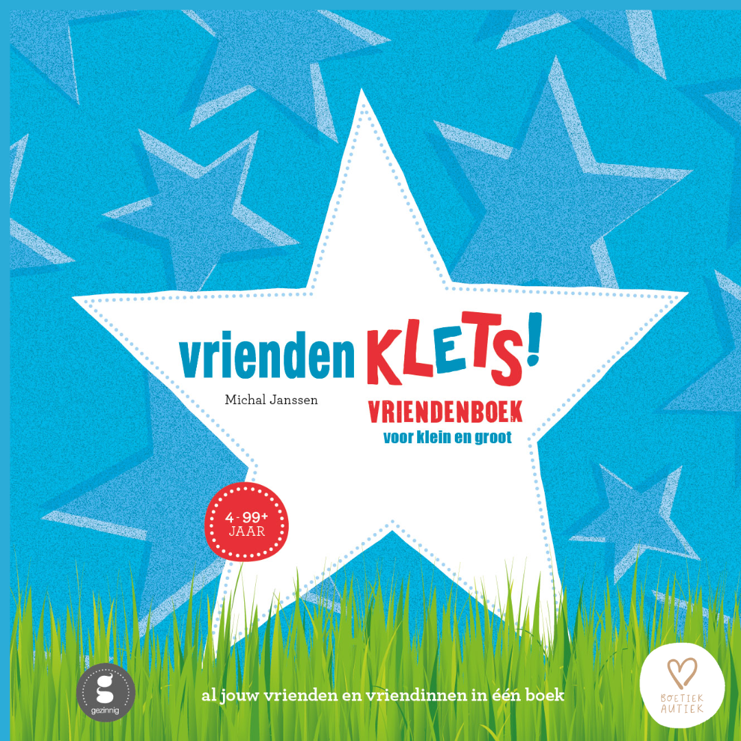 Klets: Vriendenklets voor klein en groot! Uniek vriendenboek!