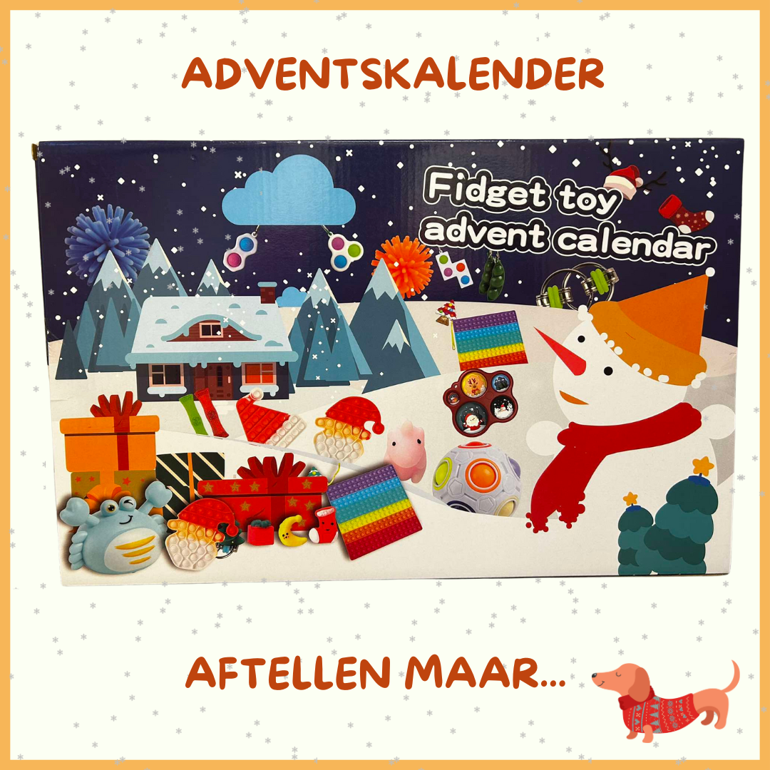 Adventskalender met fidget toys.