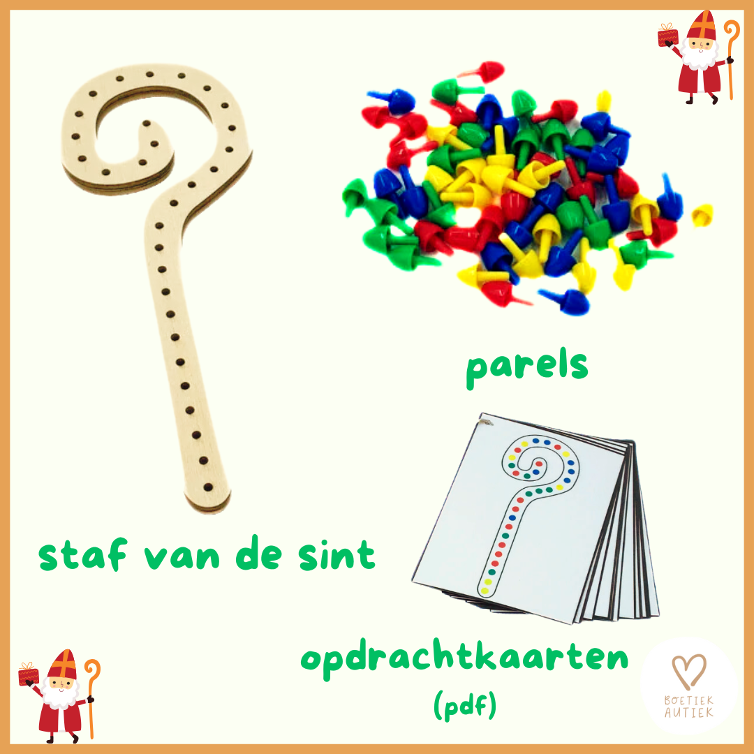 Staf van de Sint versieren