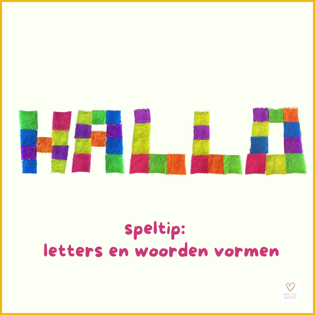 Fluffy Sensorische Kleurenmat (14 cmx 14cm)