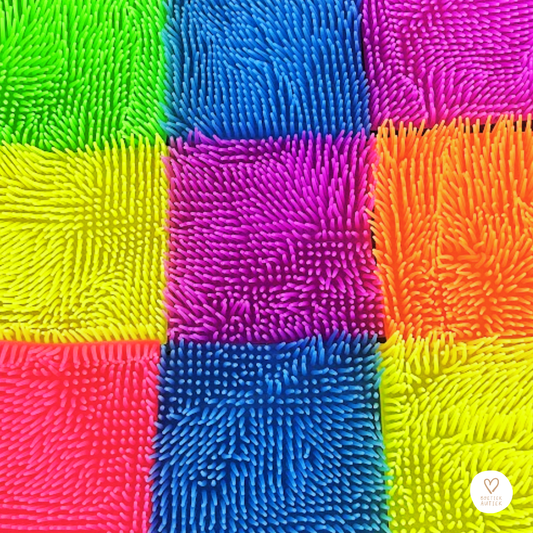 Fluffy Sensorische Kleurenmat (14 cmx 14cm)