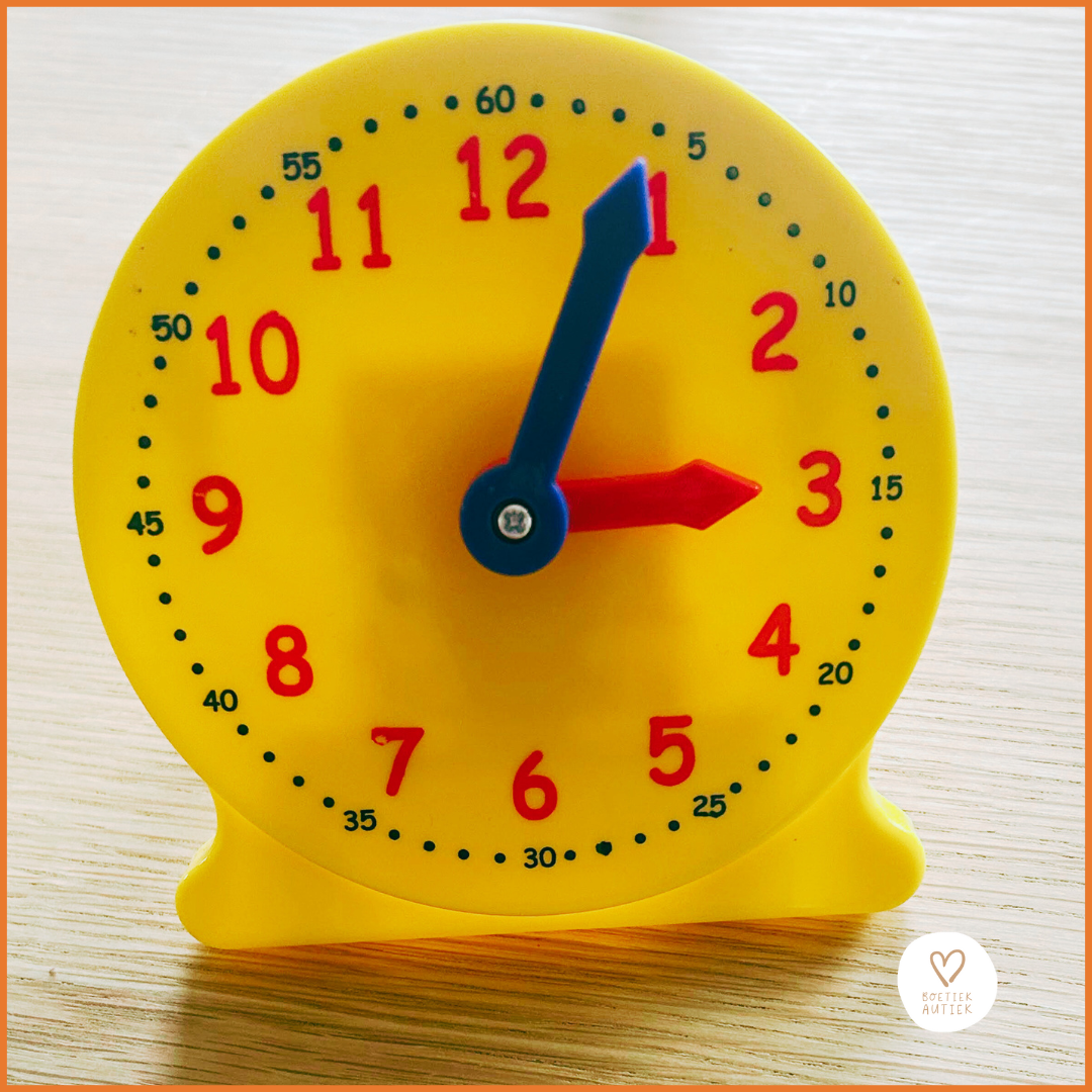 Kloklezen: de analoge klok (12 uur) tot op 1 minuut nauwkeurig