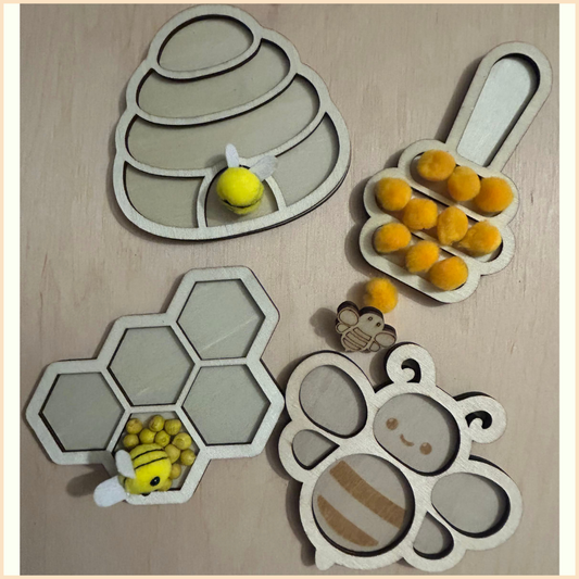 Vulvormen: debijen maken honing