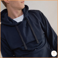 Zachte, prikkelarme Fidget Hoodie (kind-volwassene)