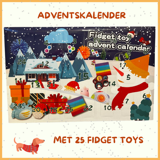 Adventskalender met fidget toys.