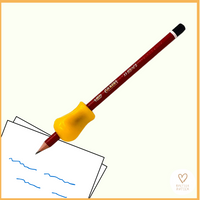 Ergonomische pen en -potloodgriphouder (links én rechtshandig)