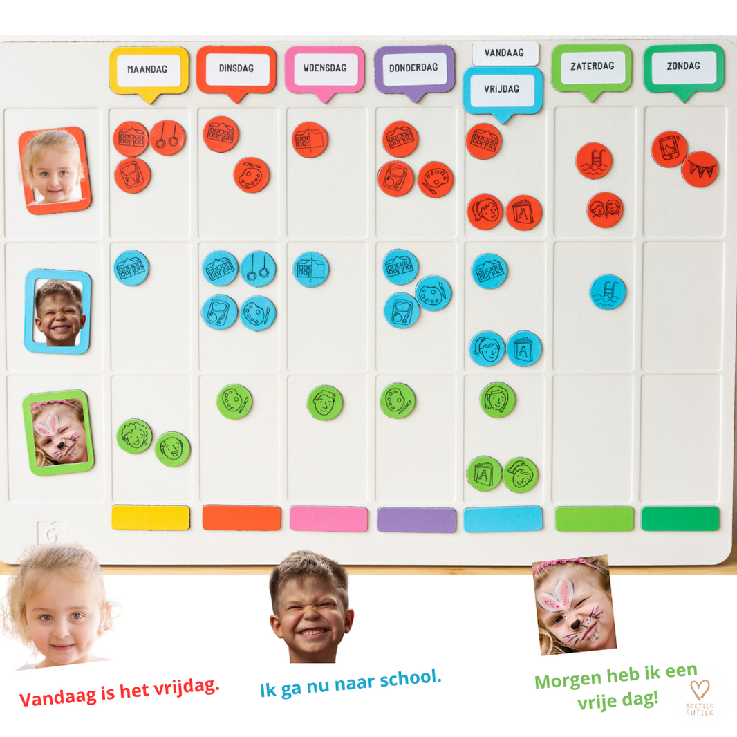 Planner Weekpeek: Weekpeek met pictogrammen