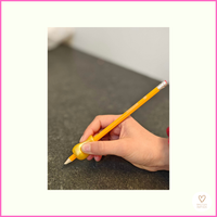 Ergonomische pen en -potloodgriphouder (links én rechtshandig)