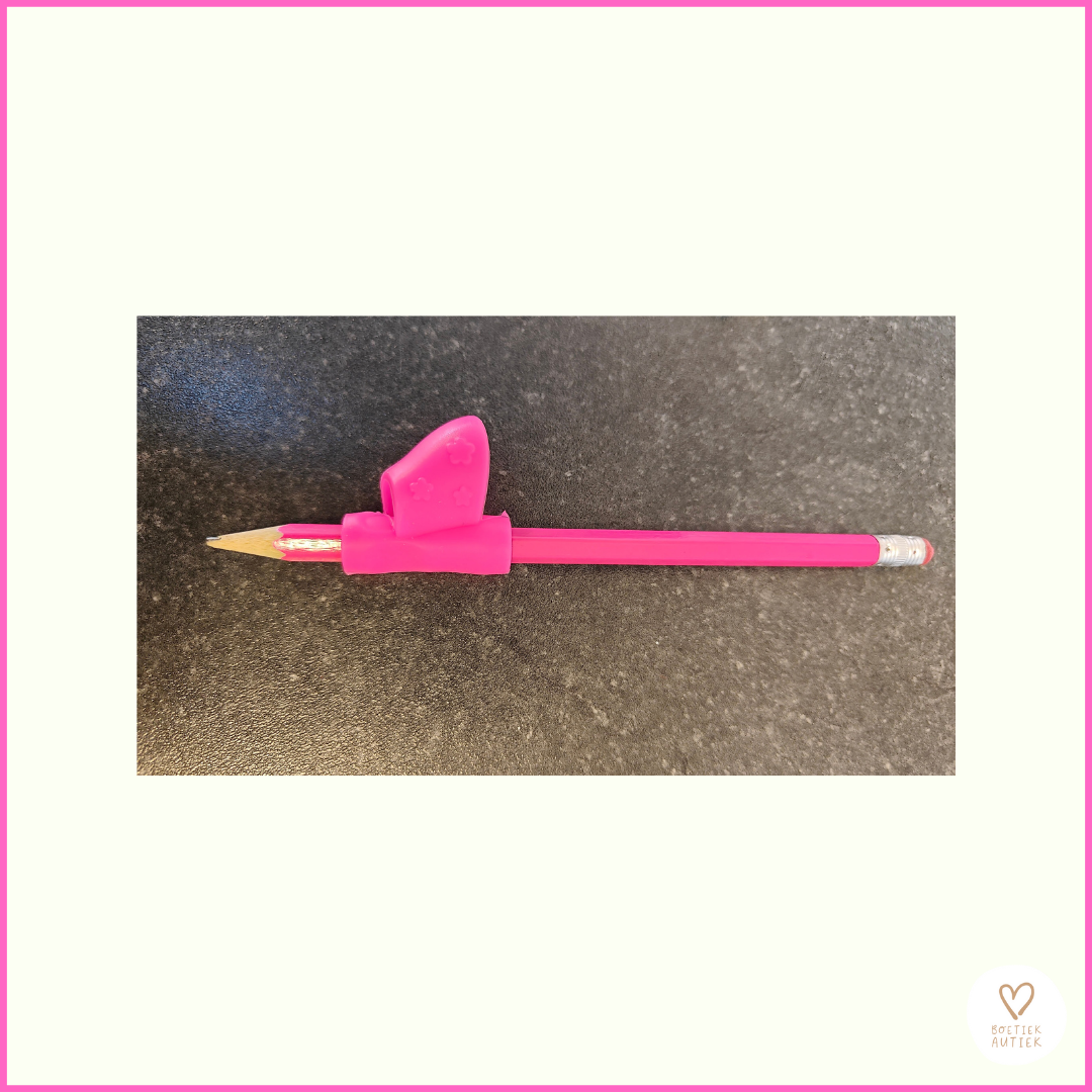 Potloodgrip met sterretjes